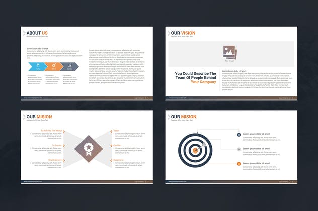 企业和商业宣传Keynote幻灯片模板 Moory Company Keynote Templates插图(2)