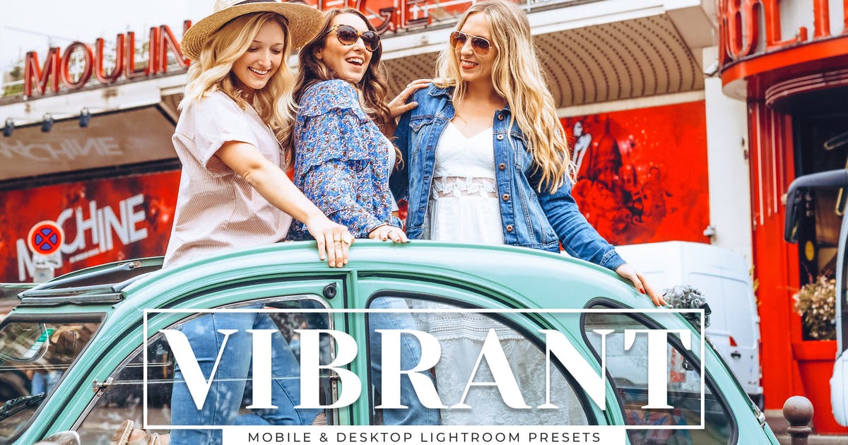 新鲜活力色彩调色滤镜素材库精选LR预设 Vibrant Mobile & Desktop Lightroom Presets插图