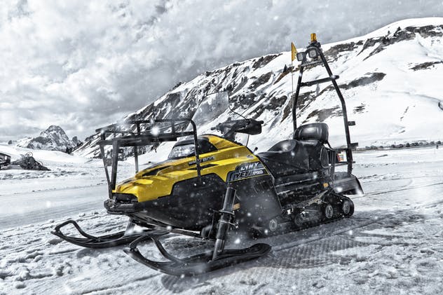 雪花飘雪特效PS动作 Snow Effect Photoshop Action插图(7)