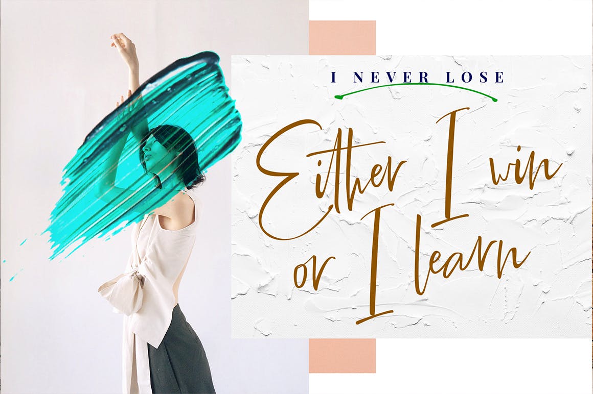 英文手写签名艺术字体 Relion Signature插图(1)