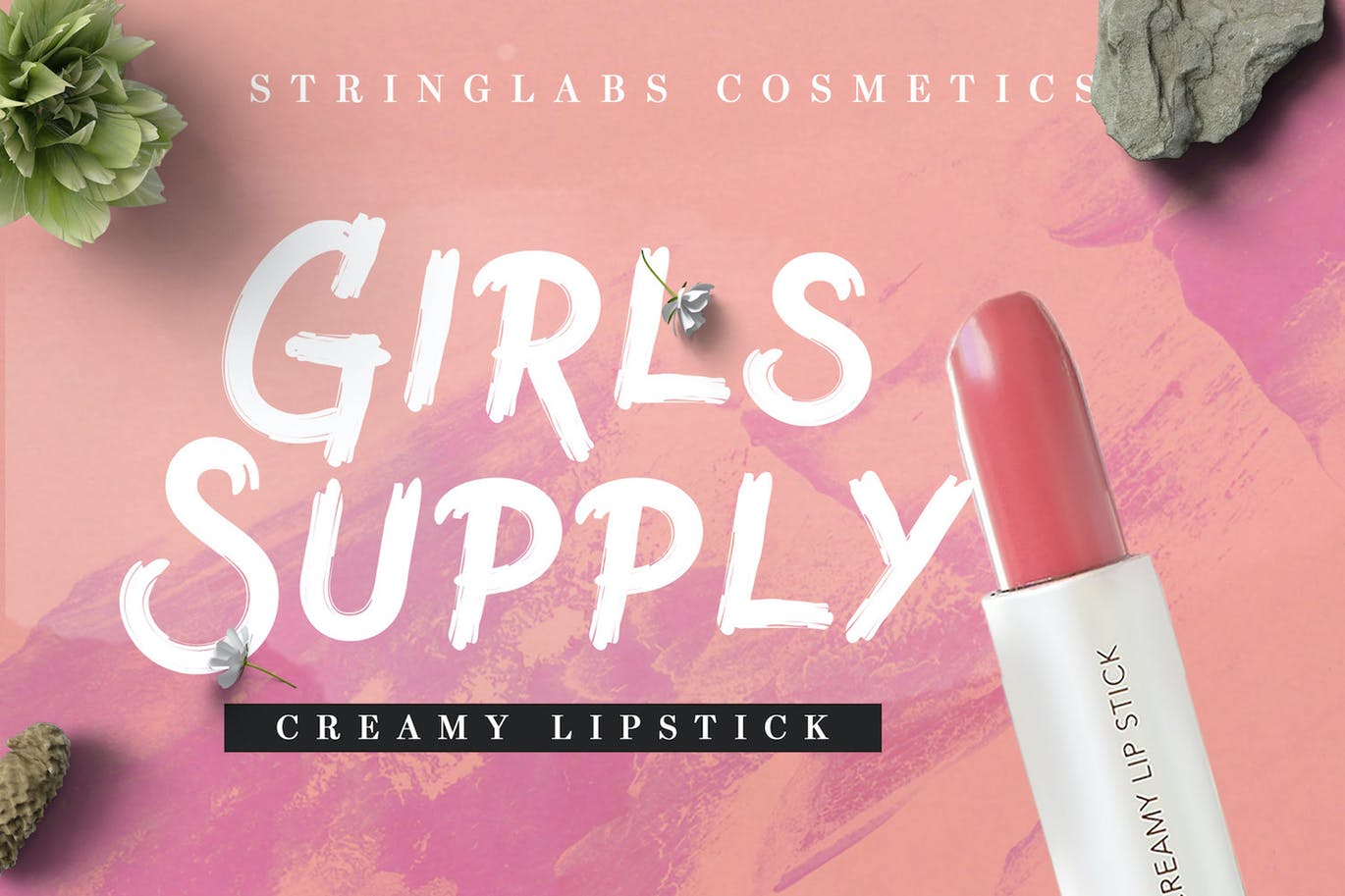 英文装饰艺术笔刷字体素材库精选 Wreckout – Decorative Brush Font插图(5)