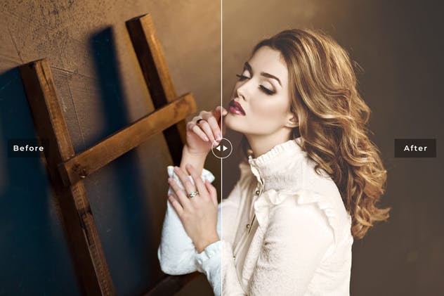 巧克力色彩调色滤镜PS动作 Chocolate Photoshop Actions插图(1)