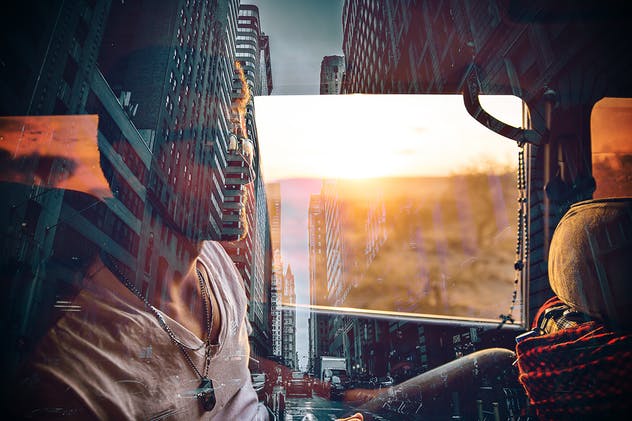 炫酷多重曝光效果照片处理PS图层样式 Hype | Multiple Exposure FX插图(12)