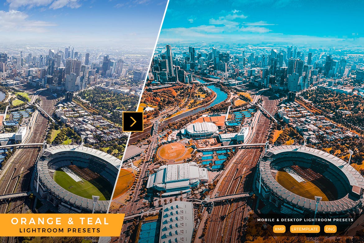 橙色&深绿色色调照片调色滤镜素材库精选LR预设 Orange and Teal Lightroom Presets插图(7)