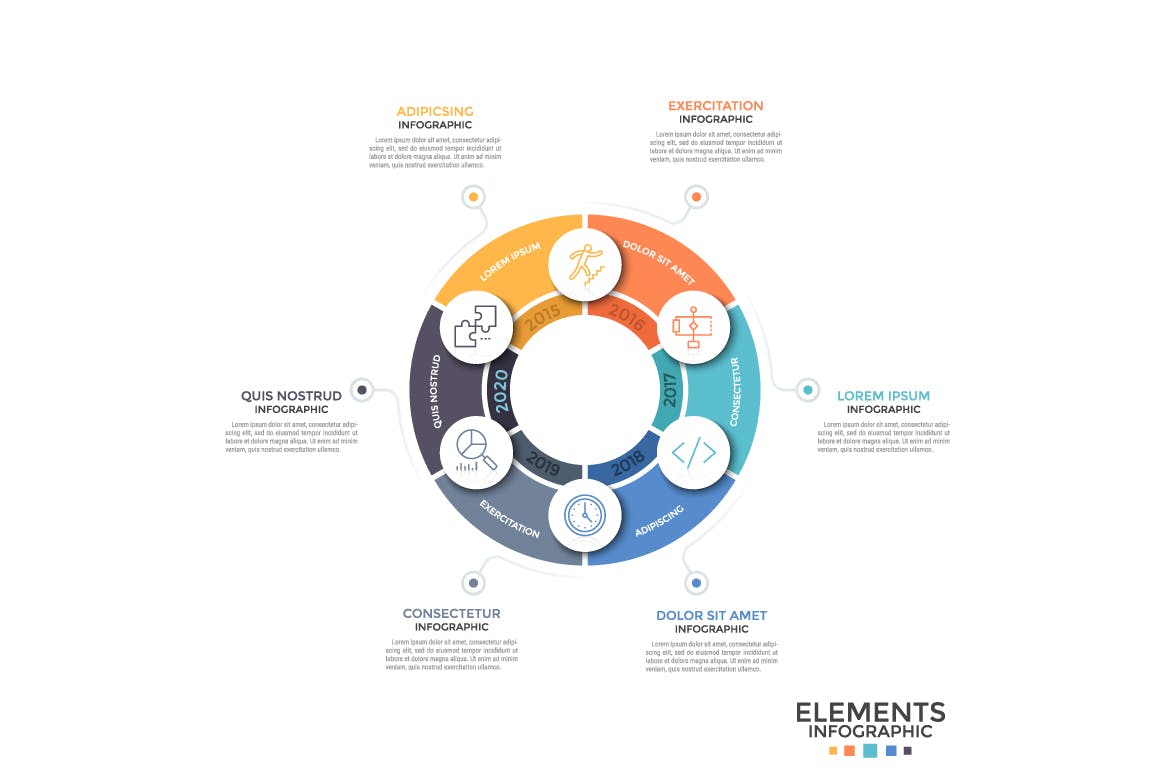 数据统计分析类幻灯片设计信息图表素材v14 Infographic Solutions. Part 14插图(1)