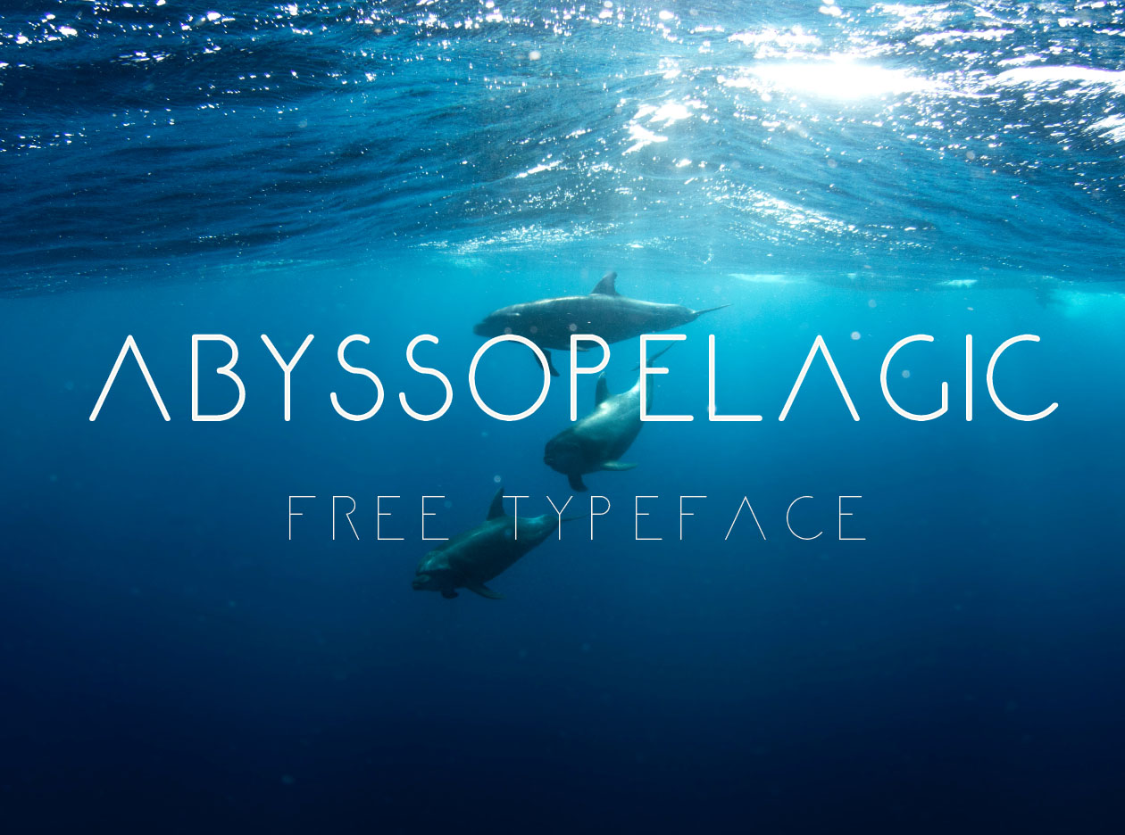 极简设计风格英文无衬线字体 Abyssopelagic Typeface插图
