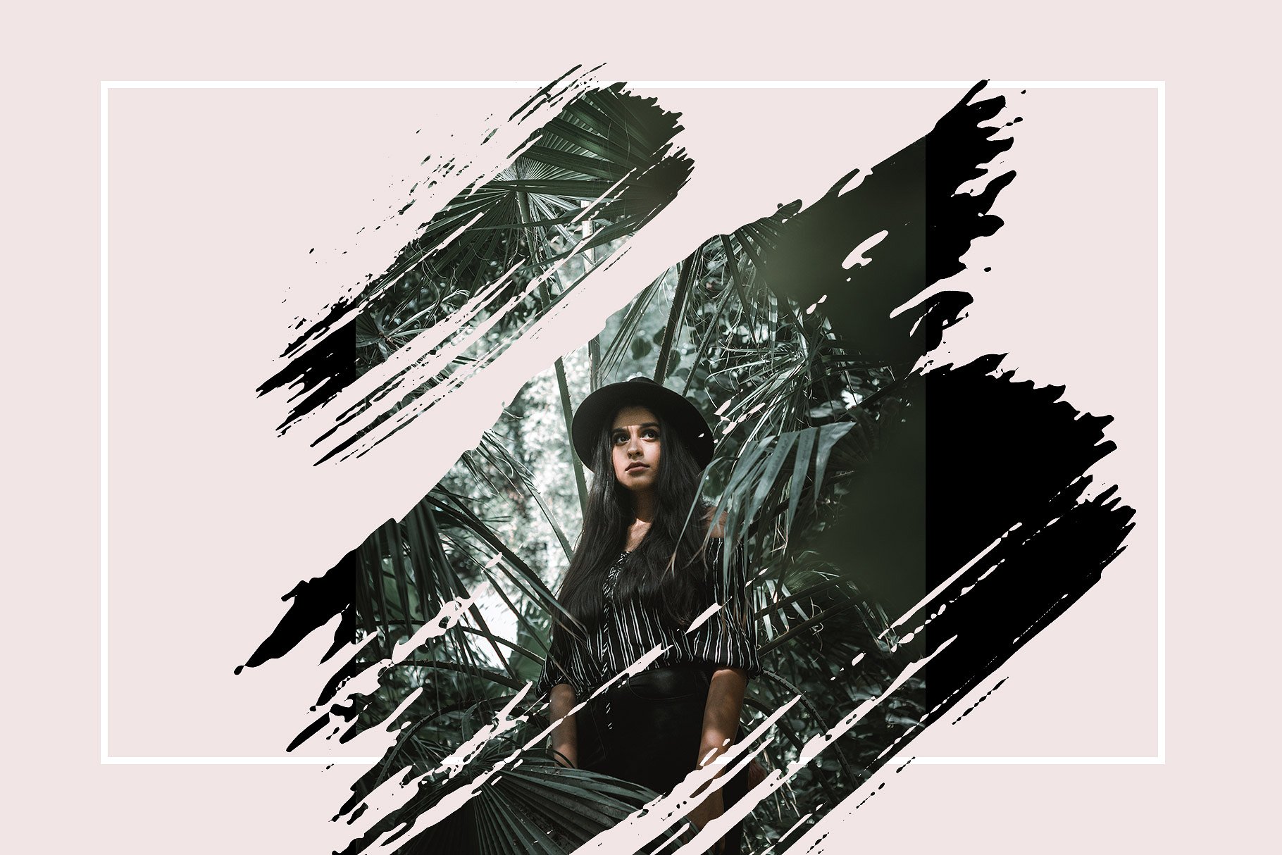 漆刷笔触PS笔刷 Inky Brush Strokes插图(11)