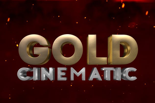 10款3D金色金属字体效果PSD分层模板 3D Metal & Gold Effects插图(6)