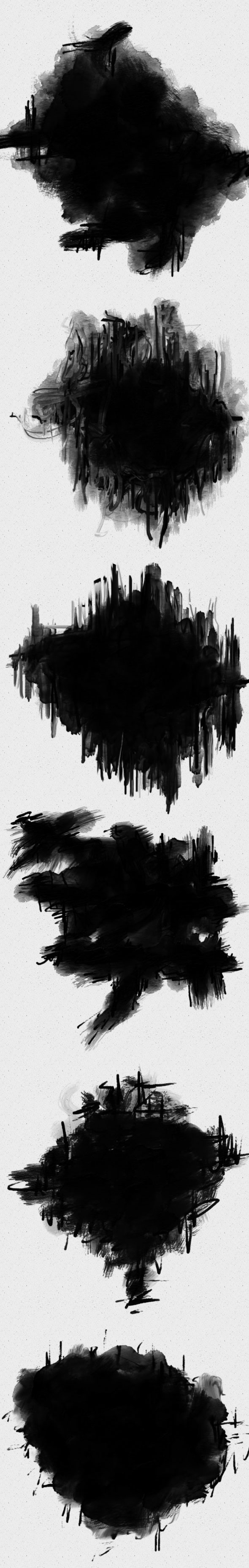 21款高品质的水彩油墨飞溅PS笔刷下载 Ink Splashes Photoshop Brushes [abr]插图(3)