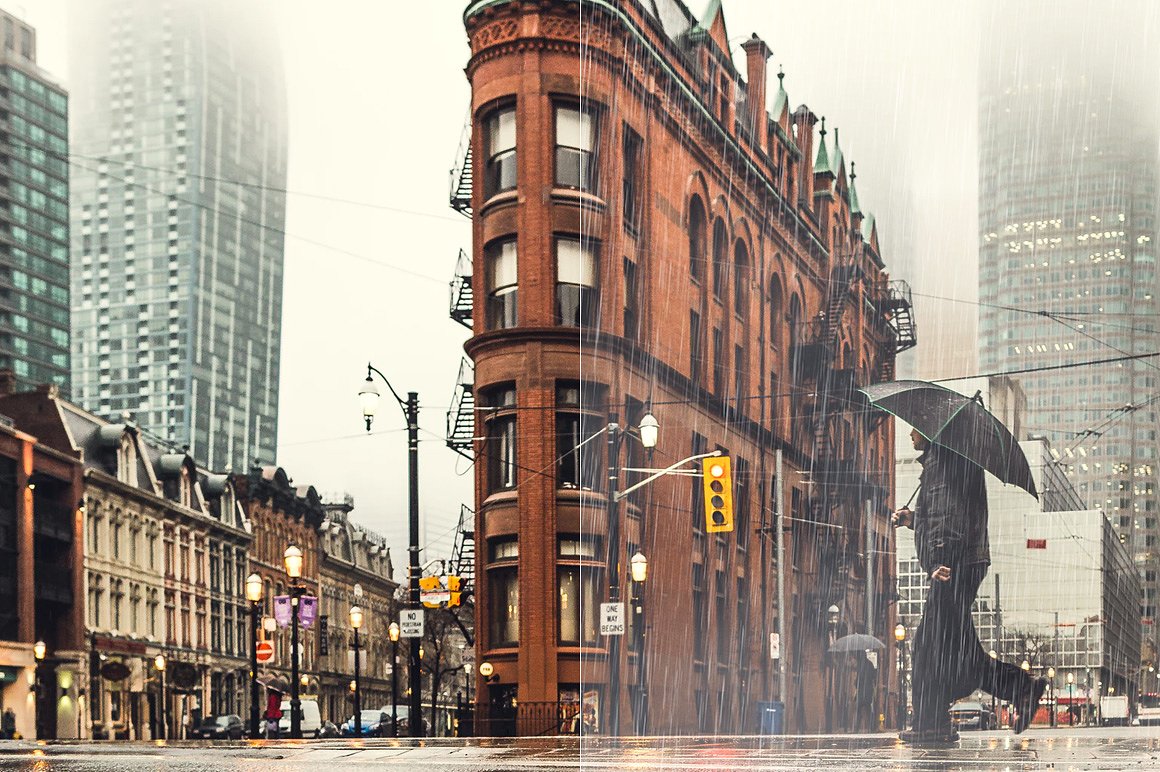 50款逼真雨天效果的PS笔刷 50 Rain Photoshop Brushes [abr]插图(4)