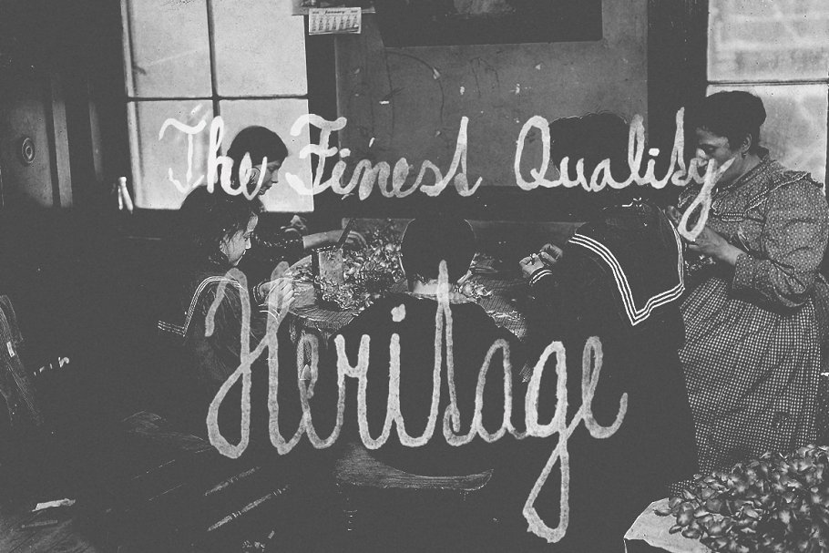 手工制作复古字母PS笔刷 Hand-Made Vintage Lettering Brushes插图(3)