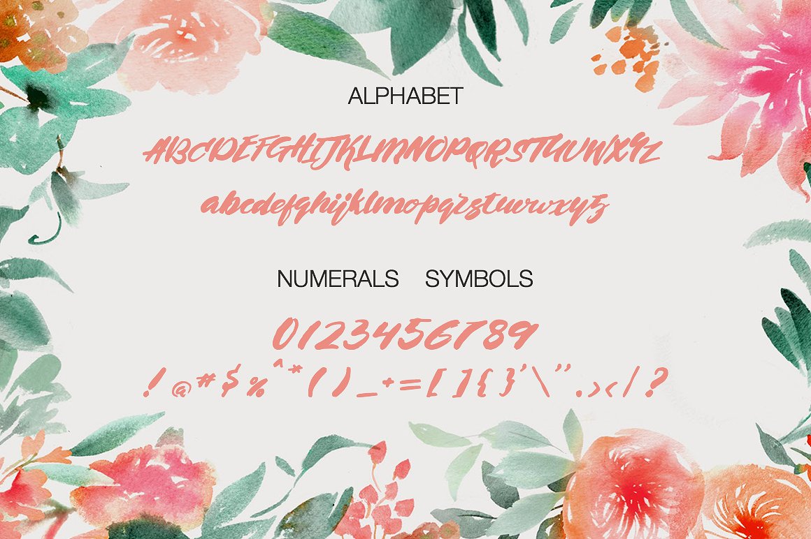 英文手工书法字体下载 Sagaya Font插图(1)