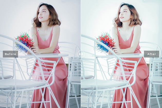 婚纱摄影照片调色滤镜LR预设 Bright & Airy Mobile & Desktop Lightroom Presets插图(5)