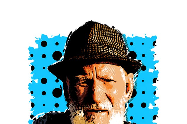 图片转矢量手绘插画艺术效果PS动作 Vector Art Photoshop Action插图(1)