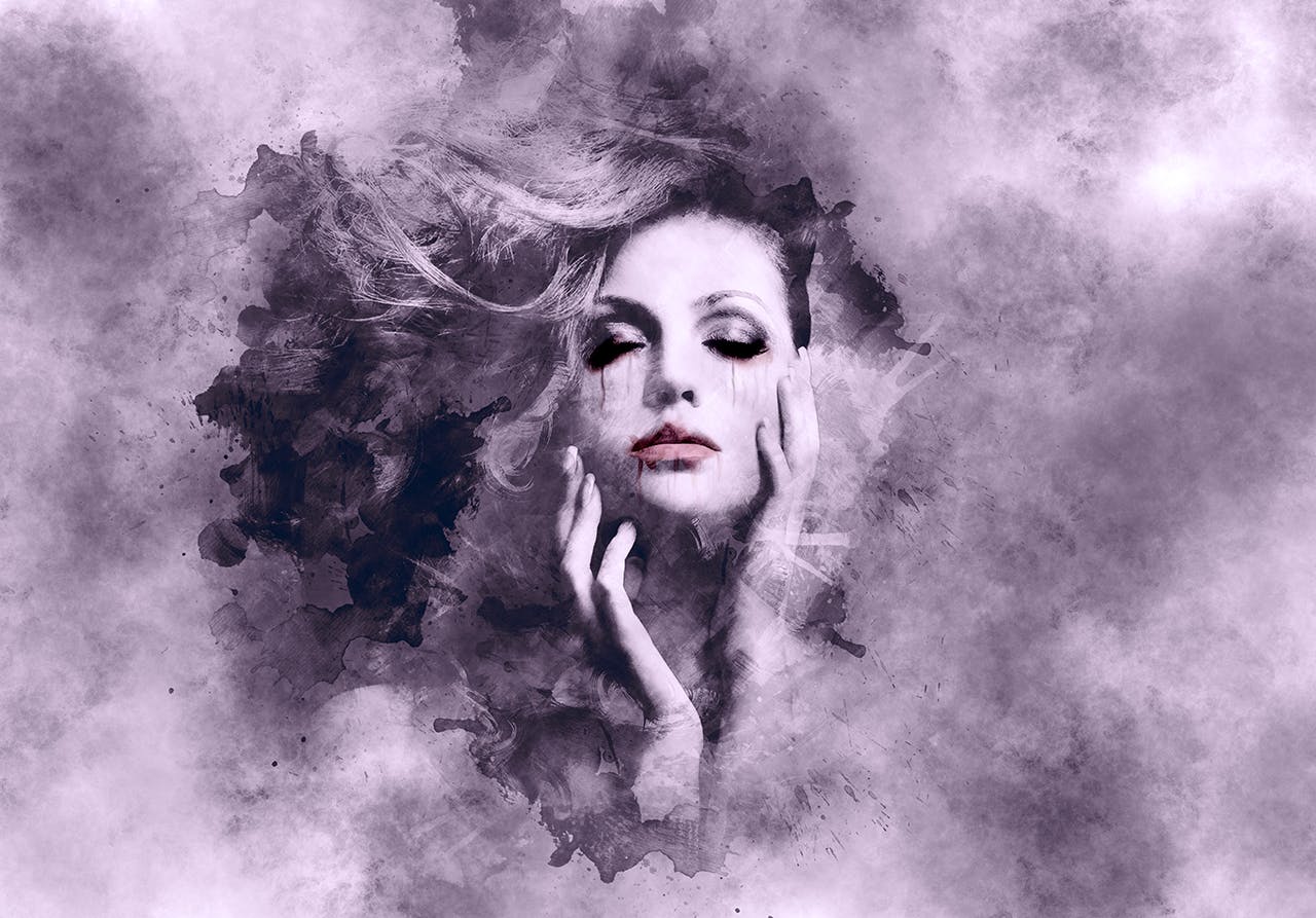 照片转大气复古水彩效果PS动作 Antiq Watercolor CS3+ Photoshop Action插图(1)