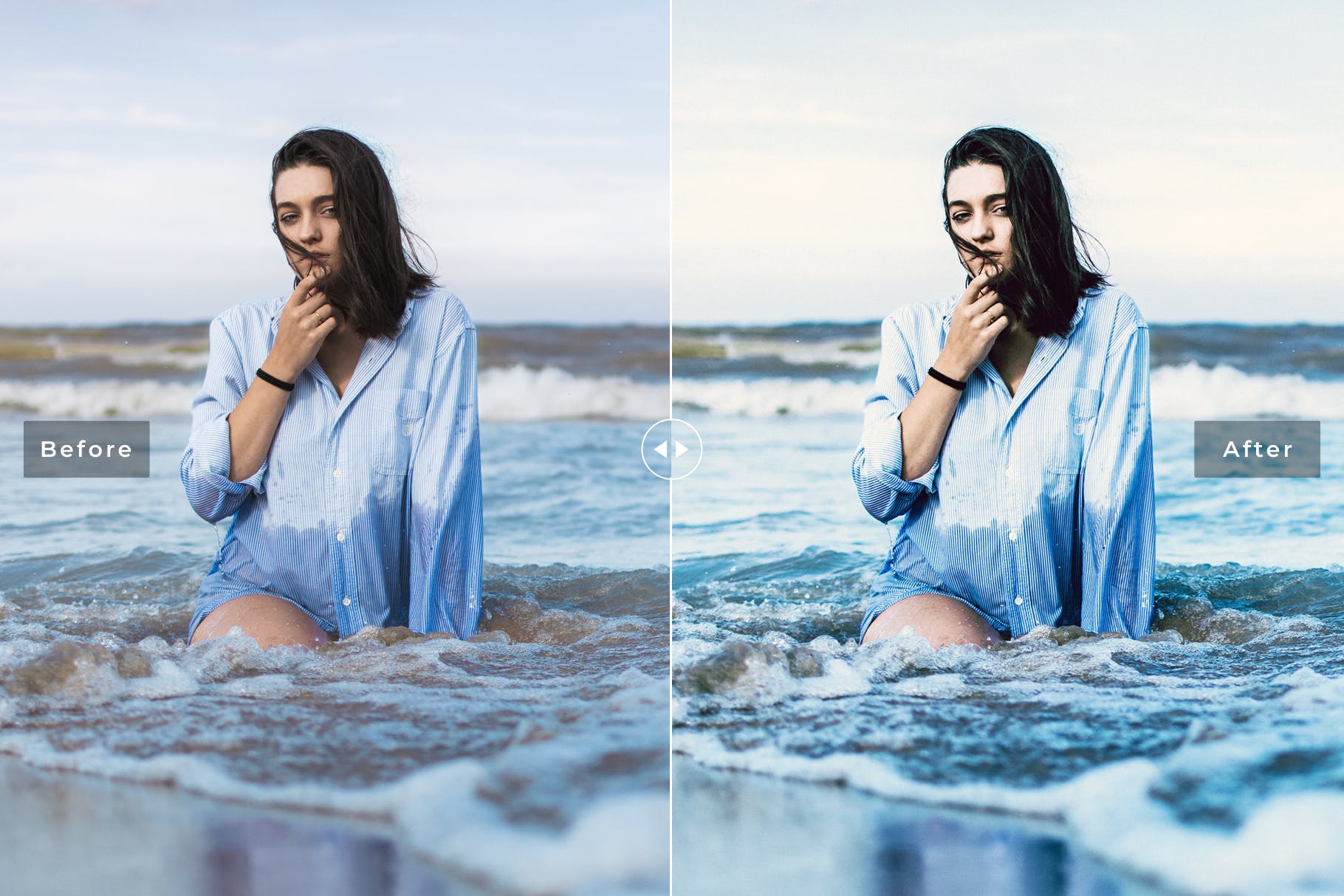 海边沙滩摄影后期处理LR调色预设 Breeze Mobile & Desktop Lightroom Presets插图(4)