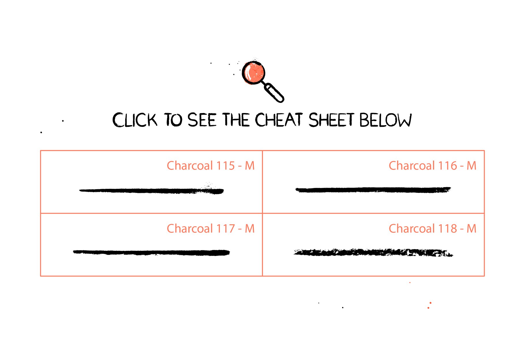 碳画笔AI笔刷 Charcoal AI brushes插图(3)