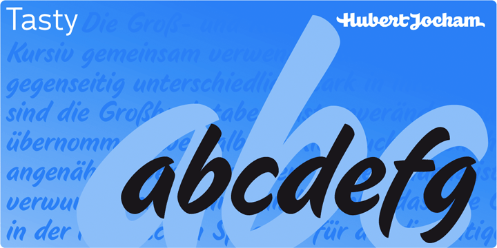 Juicy & Food Soft Font by Hubert Jocham Font插图