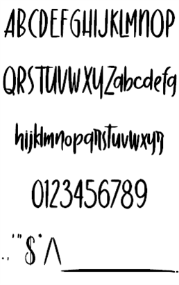 Dancing Marker font插图1 Dancing Marker font插图1