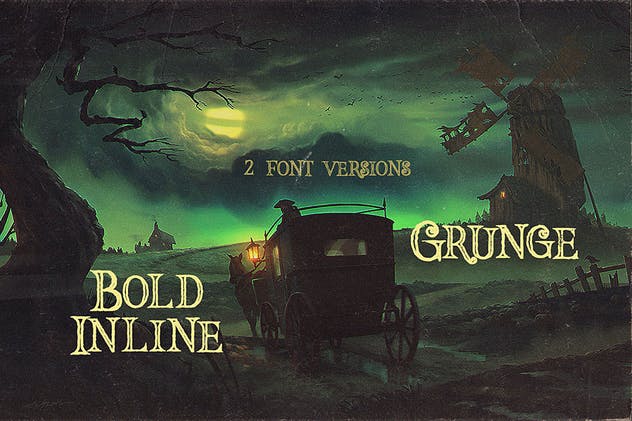 复古风格衬线英文字体合集下载 5 Fonts Bundle 4插图(5)