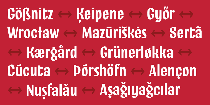 Ostbahnhof Font Family插图3