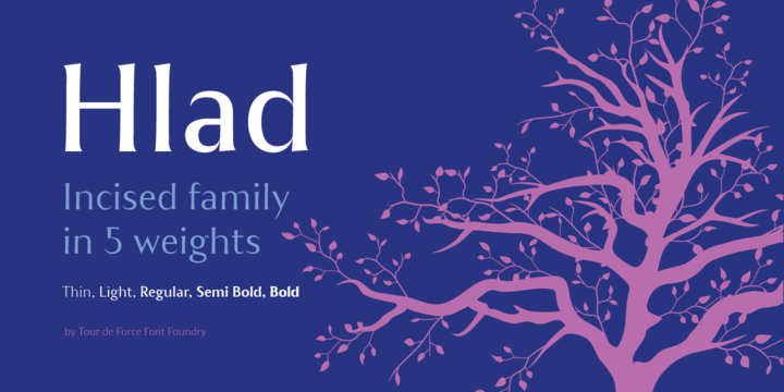 Hlad Font Family插图1