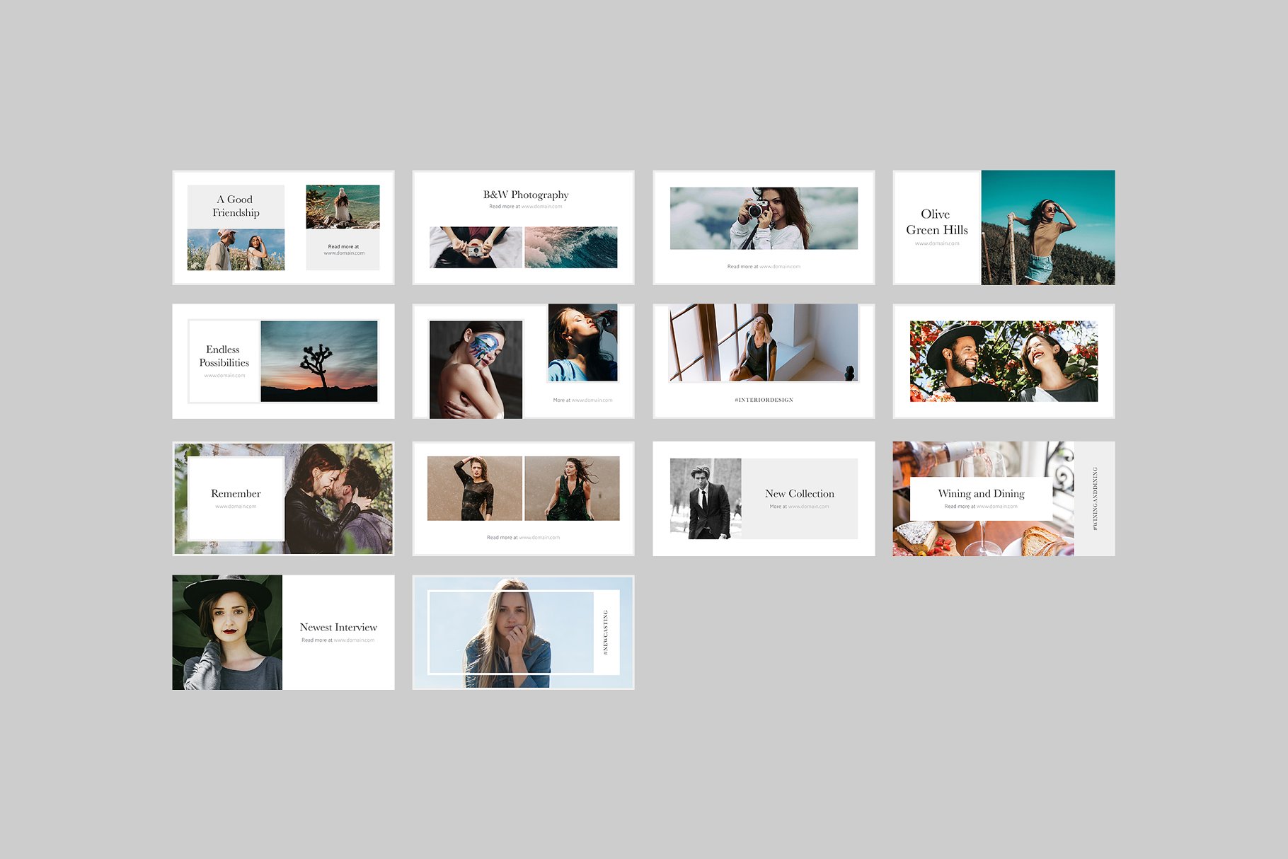 摄影家摄影爱好者社交媒体贴图模板素材库精选 Tuscany Social Media Templates插图(8)