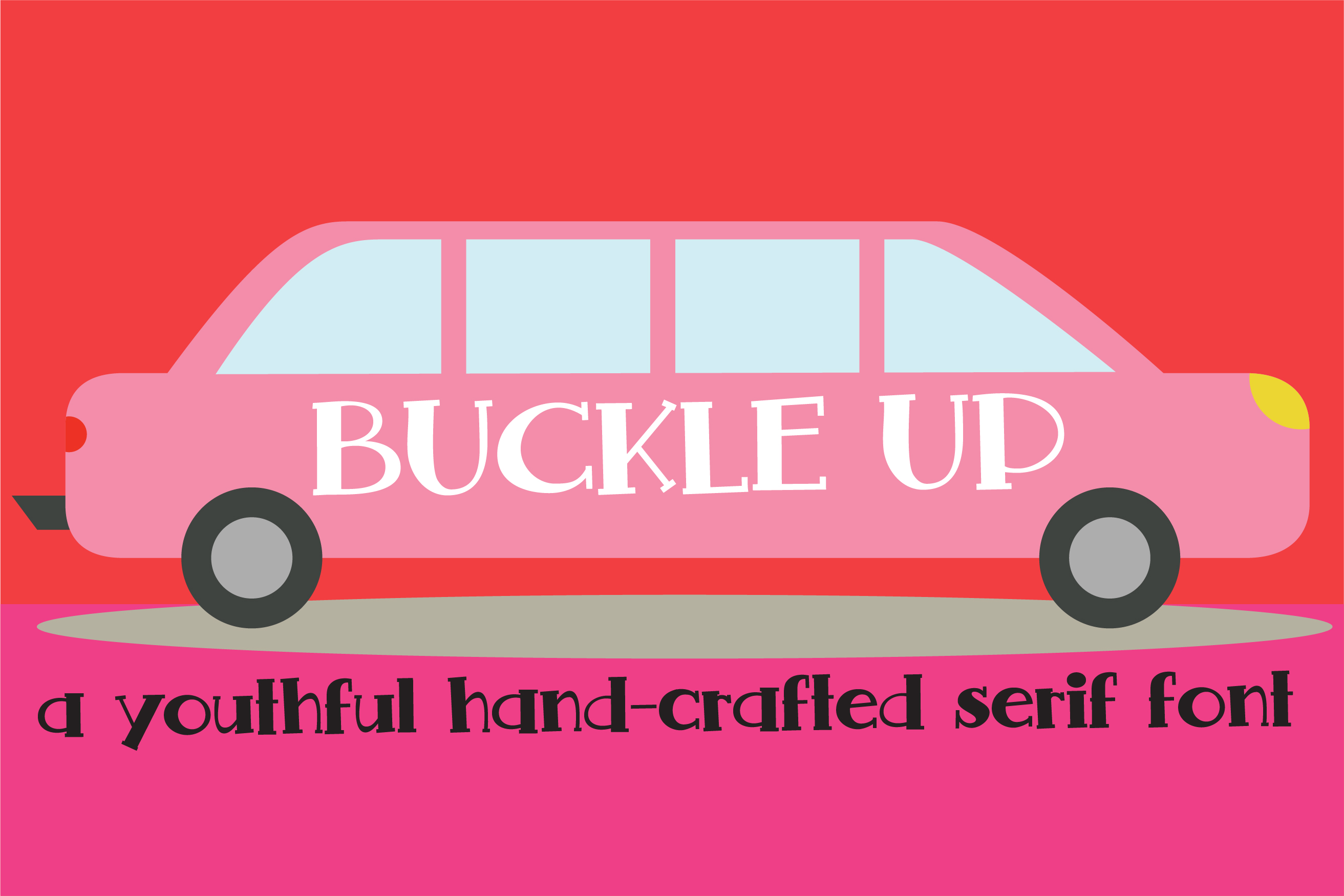 PN Buckle Up Regular Font插图