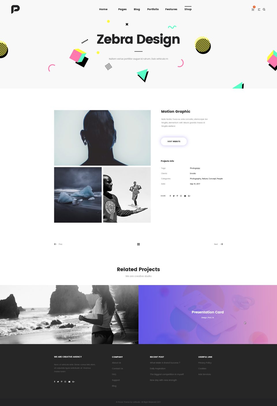 高质量网站全套 PSD 模板素材库精选 Pisces-Multi Concept PSD Template插图(13)
