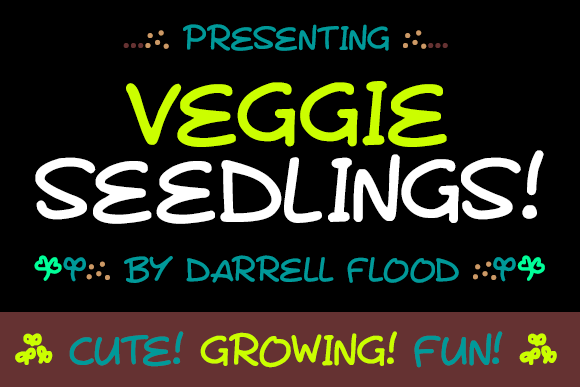Veggie Seedlings font插图 Veggie Seedlings font插图