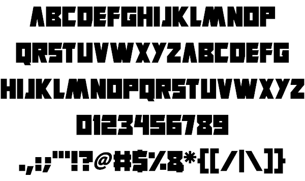 Virtual Realm font插图1