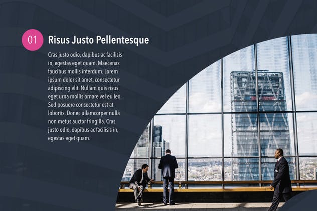 SWOT分析PPT模板下载 Midnight Office PowerPoint Template插图(6)