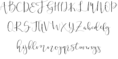 mahligai font插图11