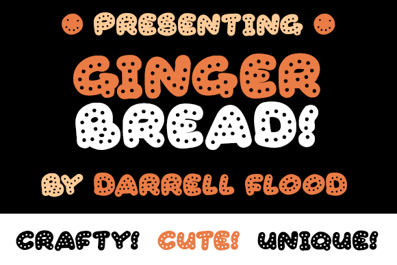 Gingerbread font插图 Gingerbread font插图