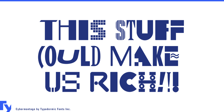 Cybermontage Font插图3