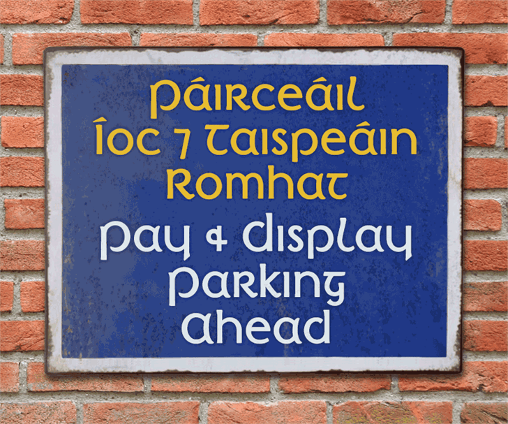 Irish Penny font插图 Irish Penny font插图