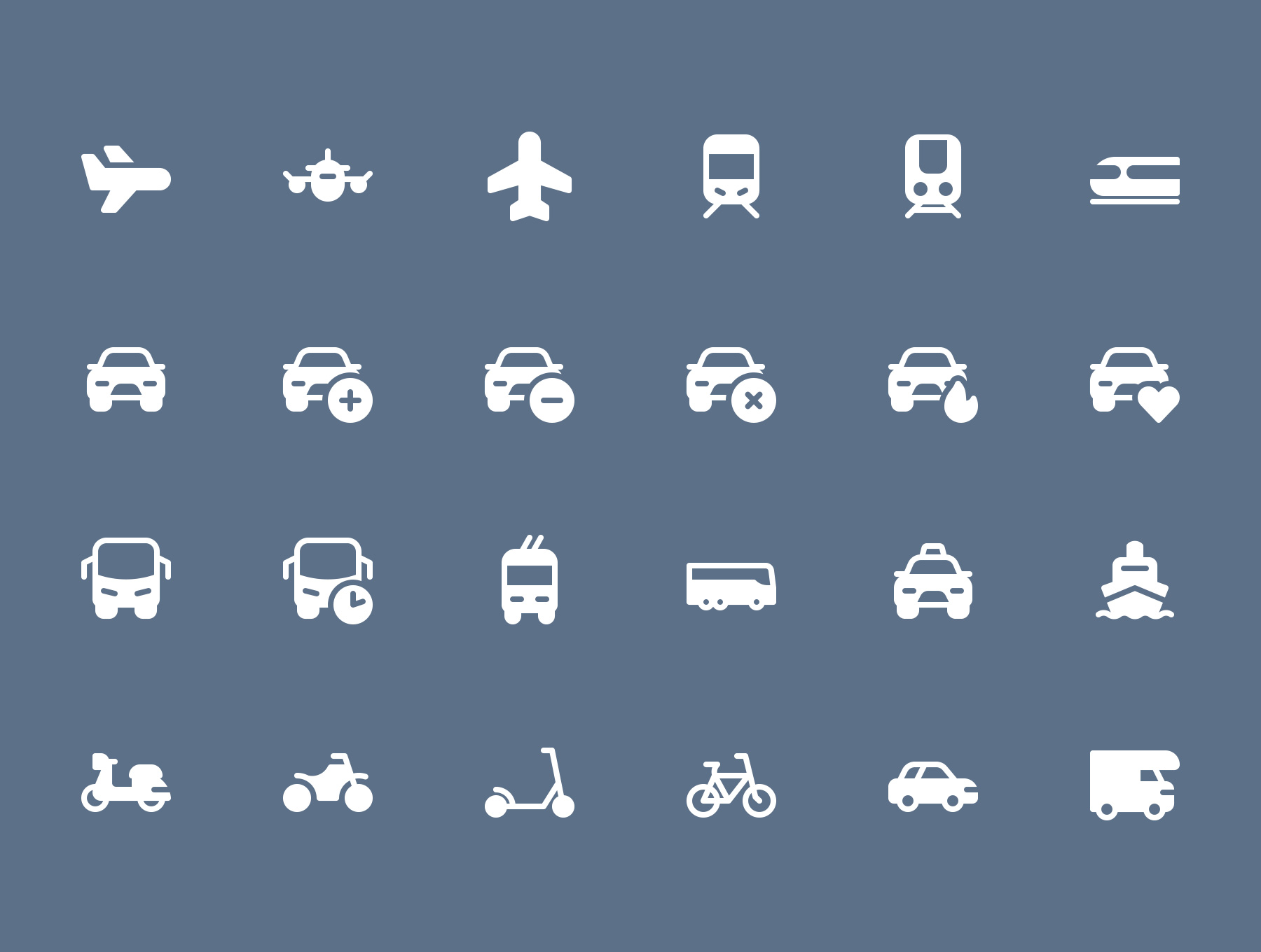 素材库下午茶:2600枚线条&扁平化设计矢量素材库精选图标巨无霸合集插图(5)