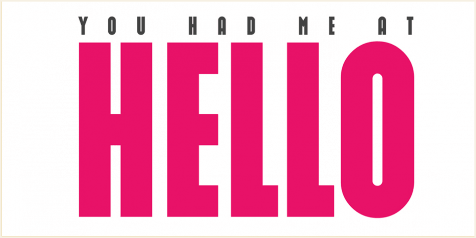 America Line Font插图4