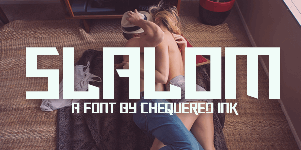 Slalom font插图 Slalom font插图