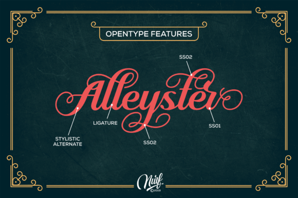 Alleyster Font插图2