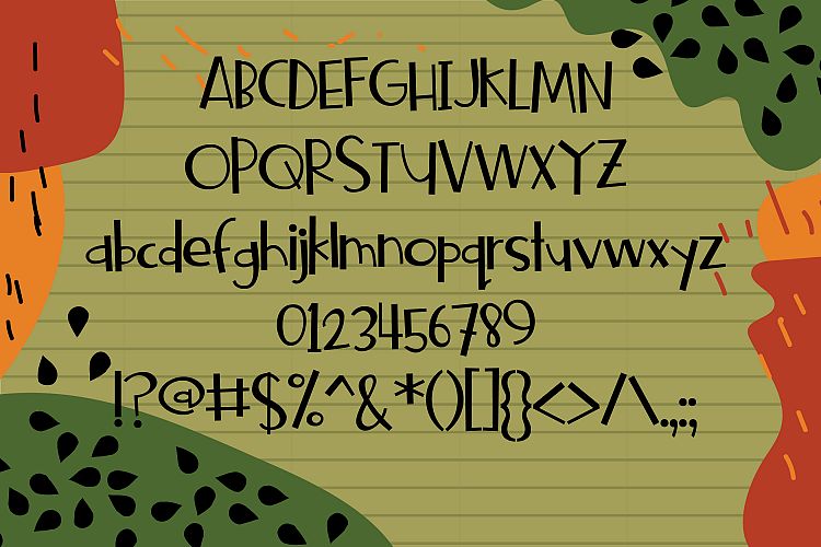 ZP Oh My Gourd Regular Font插图2