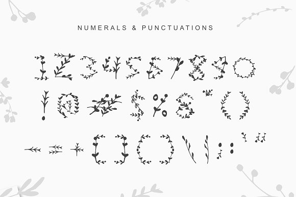 JOYFUL BOTANS FONT插图2