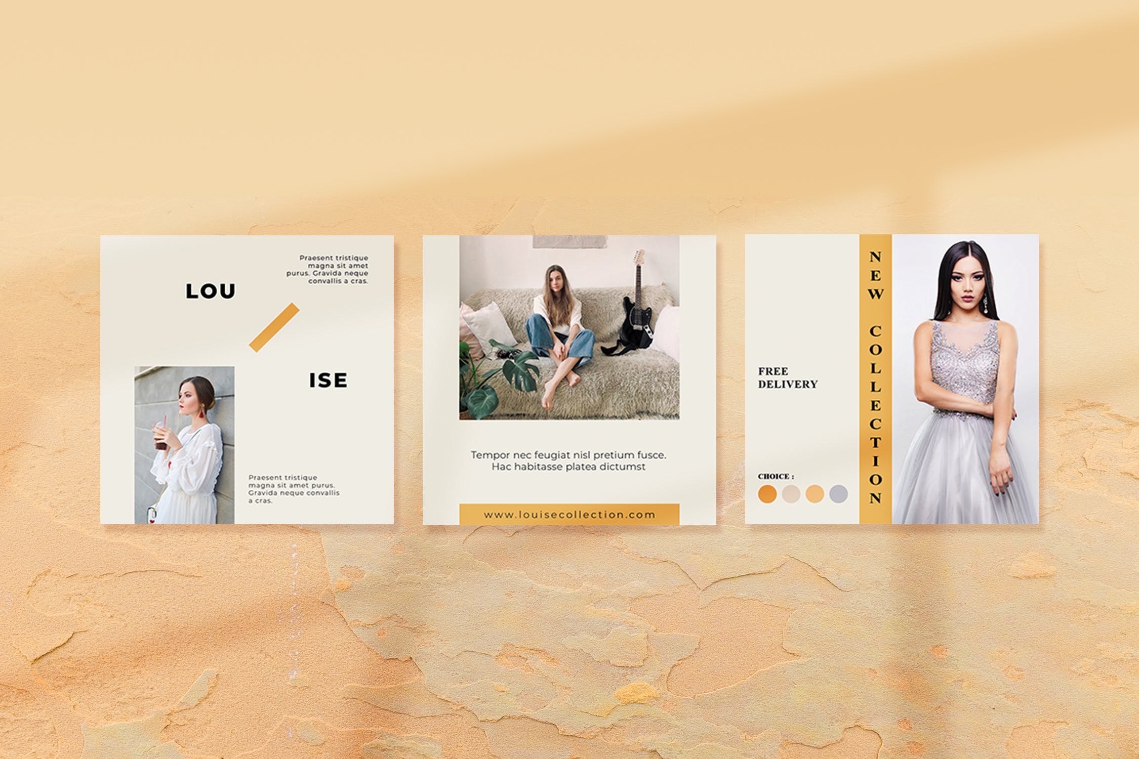 时尚商店营销推广Instagram社交平台设计素材 Fashion Store Instagram Post / Feeds插图(2)