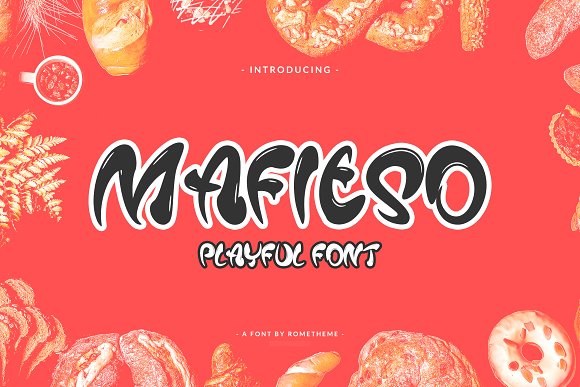 Mafieso – Playful Font插图