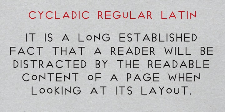 Cycladic Font Family插图2