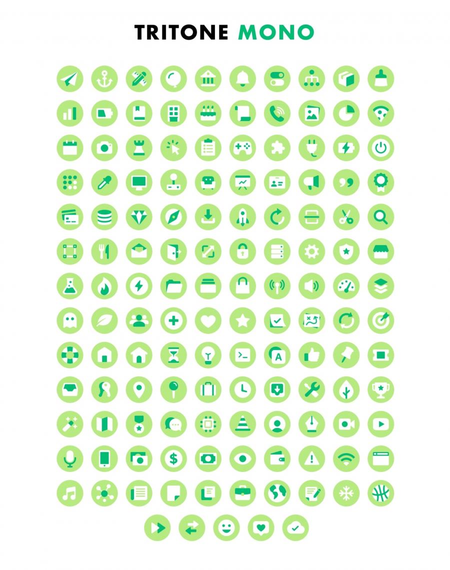 素材库下午茶:漂亮的彩色多功能图标下载[Sketch,EPS]插图(1)