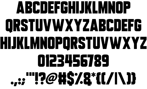 Tech Headlines font插图1