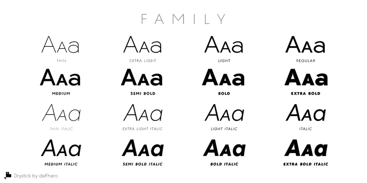 Drystick Geo Grotesk Font Family插图3