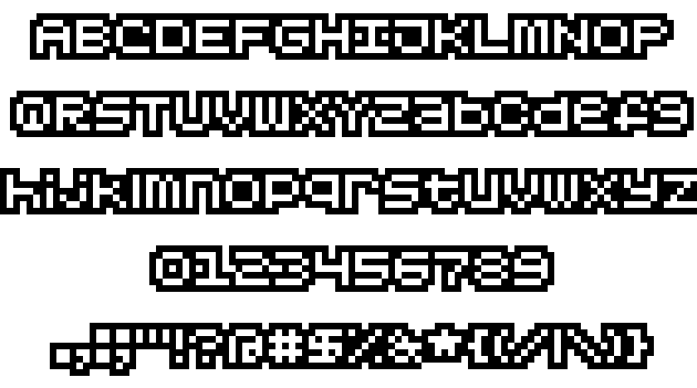 Domino Farm font插图2