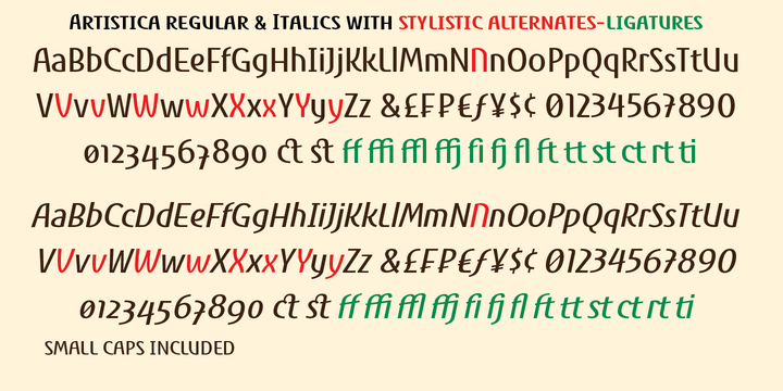 Artistica Font Family插图1